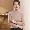 Autumn Winter High Neck Slim Fit Women's Knitwear Sweater