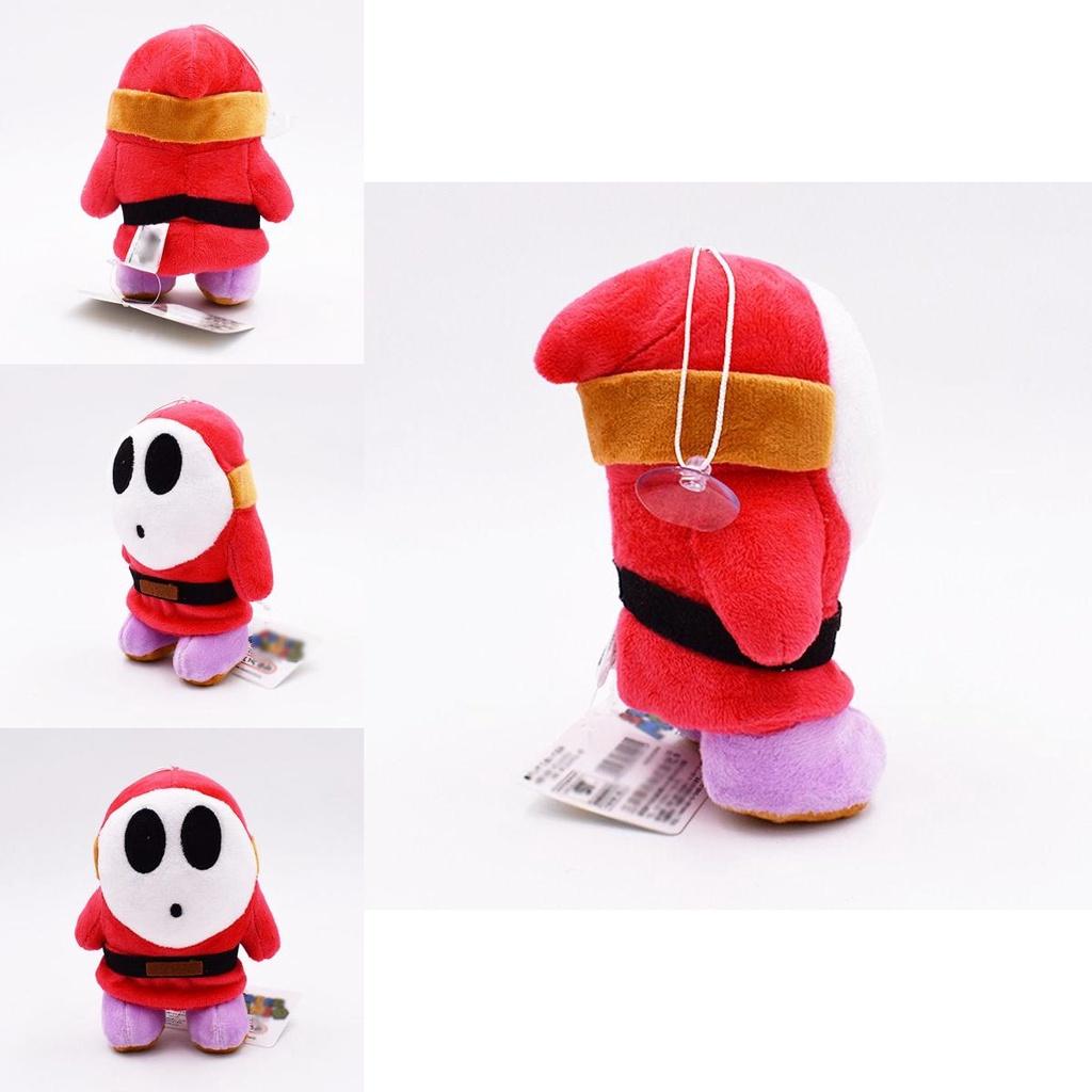Super Soft Shy Guy Plush Doll Figure From Super Mario Bros 15cm