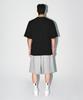 BORN TO WIN Stroke B Logo Semi Over Fit T-Shirts [Black]