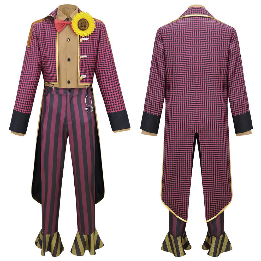 Dead By Daylight Clown Cosplay Costume Full Set With Printed Design For Cosplay Fans