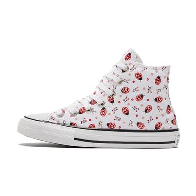 Chuck Taylor All Star Hoge Top Kinder Canvas Schoenen Wit Rood Kinder Sneakers 671289C
