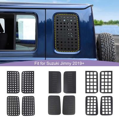 Naklejka dekoracyjna na tylną szybę aluminiową samochodu ze stopu aluminium do Suzuki Jimny 2019 Up 4-drzwiowa wersja Akcesoria zewnętrzne samochodu