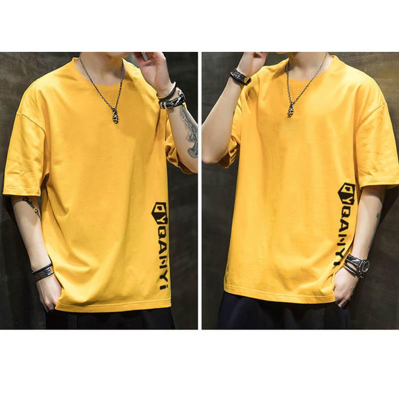 Nadměrná velikost Tlusté Tričko s krátkým rukávem Pánské Volné s polovičním rukávem Pánské Pětičtvrteční rukáv Pánské Ležérní Univerzální Top