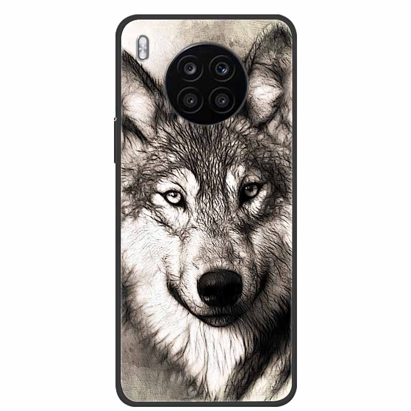For Huawei Nova 8i Case Shockproof Soft silicone TPU Back Cover For Huawei Nova 8i Phone Cases Nova8i Nova 8 i 2021 Cute Cartoon