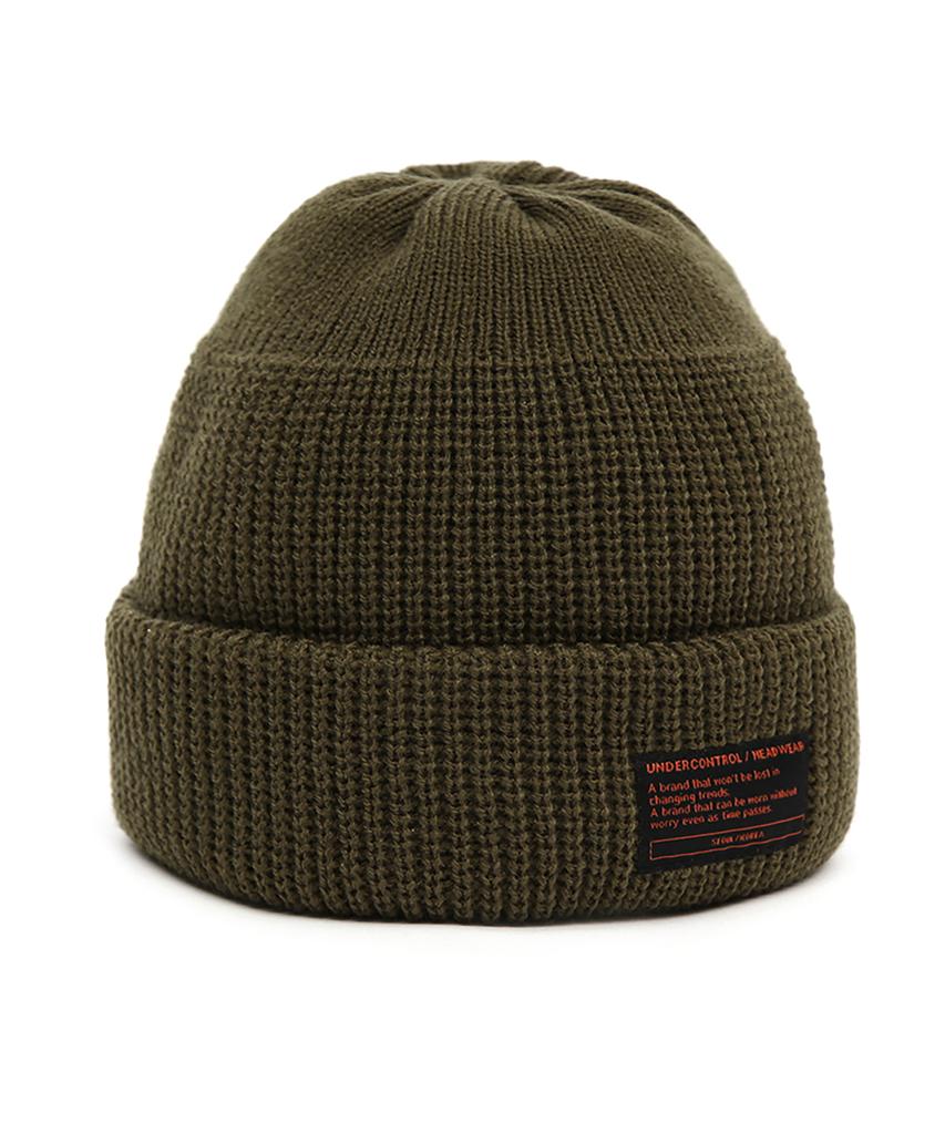 Eondeokeonteulol Winter Short Beanie Beanie / Monk Fit / Combat / Khaki