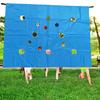 Tarp for Kids Group Activities Teamwork Coordination Fun with 6 Balls