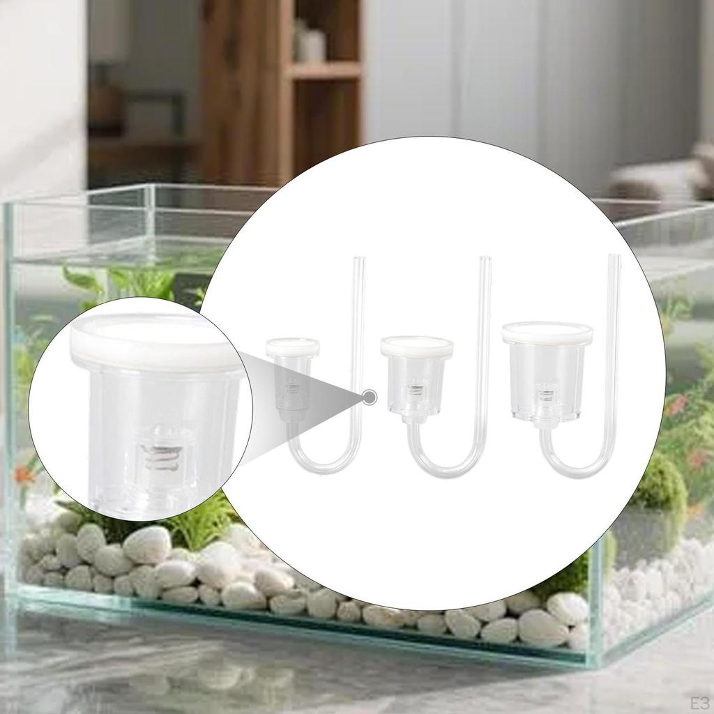 Acrylic Accessories Lightweight Aquarium CO2 System for Aquatic Plants Desk Photo Office
