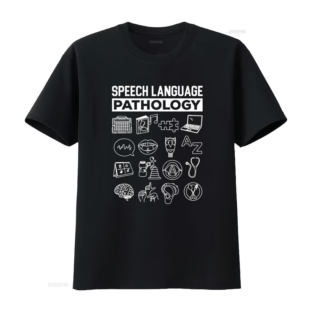 Speech Language Pathology T Shirt SLP PathologisT TherapisT Therapy Future Graduation vintage Washed Casual Stretched