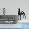 Nordic Knight And Greyhound Dog Figurine Abstract Sculpture for Desk Cabinet Office Table