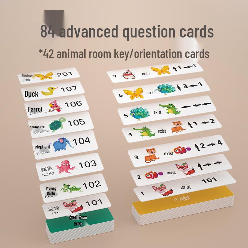 Wooden Building Blocks & Number Puzzle for Kids Ages 3-6