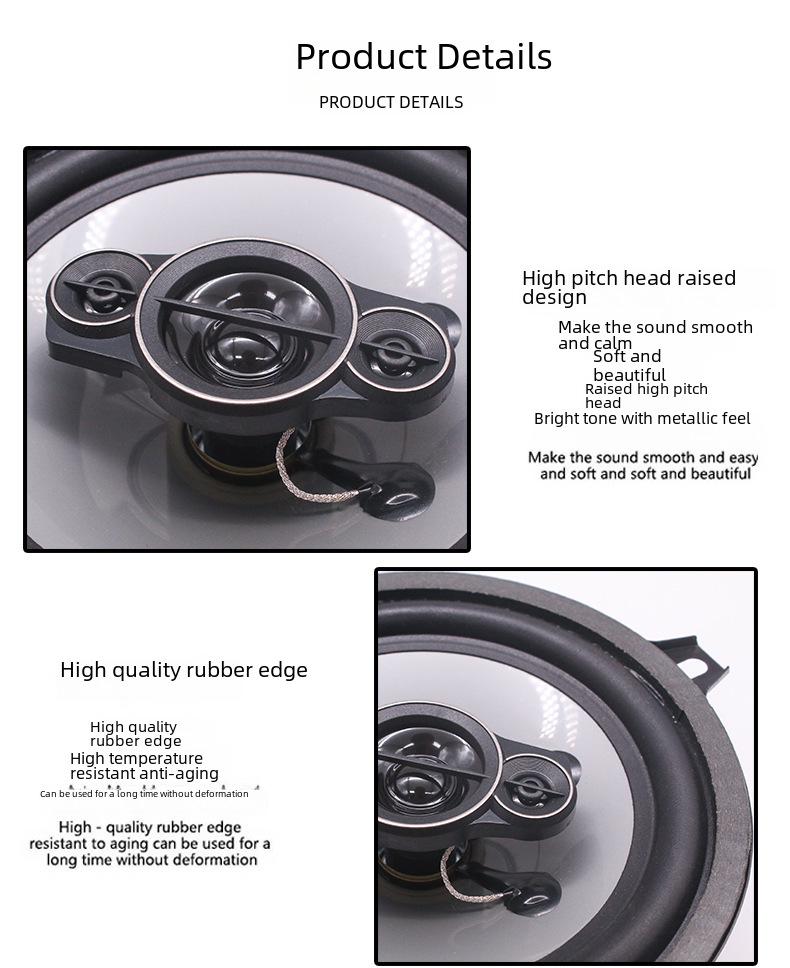 Modyfikacja Car Audio Głośniki Współosiowe: 4", 5", 6", 6x9"