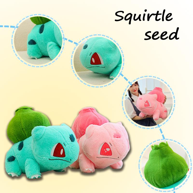 30-60Cm Pink Bulbasaur Pokémon Plush Toys Soft Cartoon Anime Green Bulbasaur Stuffed Pillow Girls Boys Room Decor Birthday Gifts