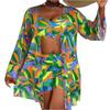 Women's Two-Piece Bikini Set Plus Size Split Swimsuit