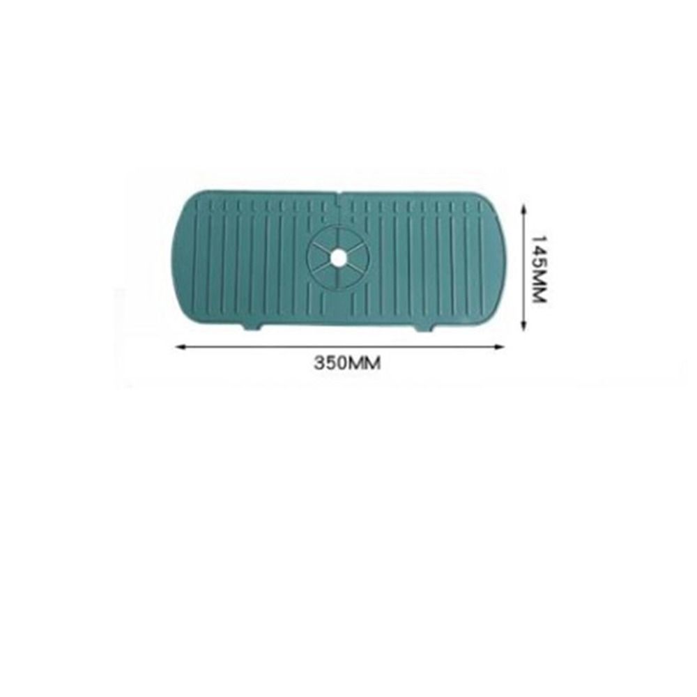 Water Ripples Mildew Proof Faucet Mat Water Catcher Mat Sink Splash Pad Countertop Protector