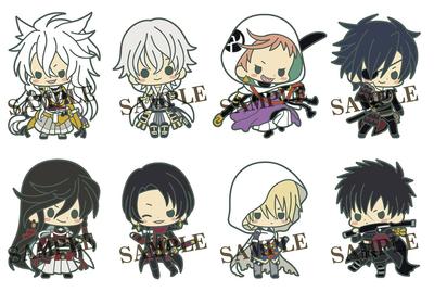 Gummiband-Kollektion Touken Ranbu Zweite Einheit Charakterband BOX