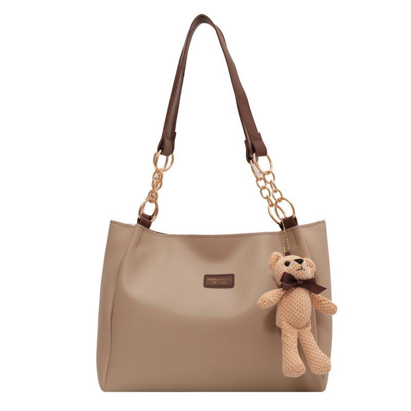 Damska letnia modna torba na ramię o dużej pojemności: Wszechstronna, Modna, Niszowa Torba o Teksturze