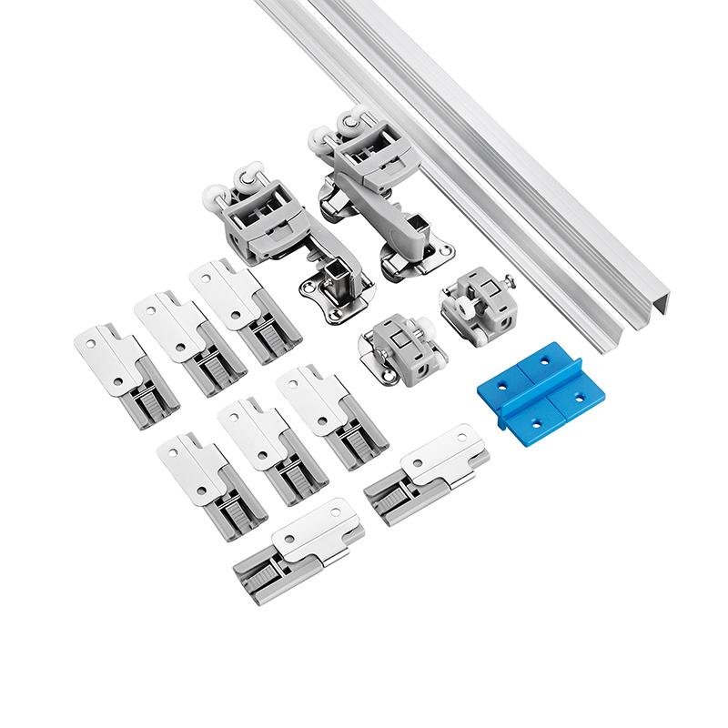 Wardrobe Cupboard Folding Door Hanging Wheel Furniture Sliding Door Pulley Furniture Hardware Accessories