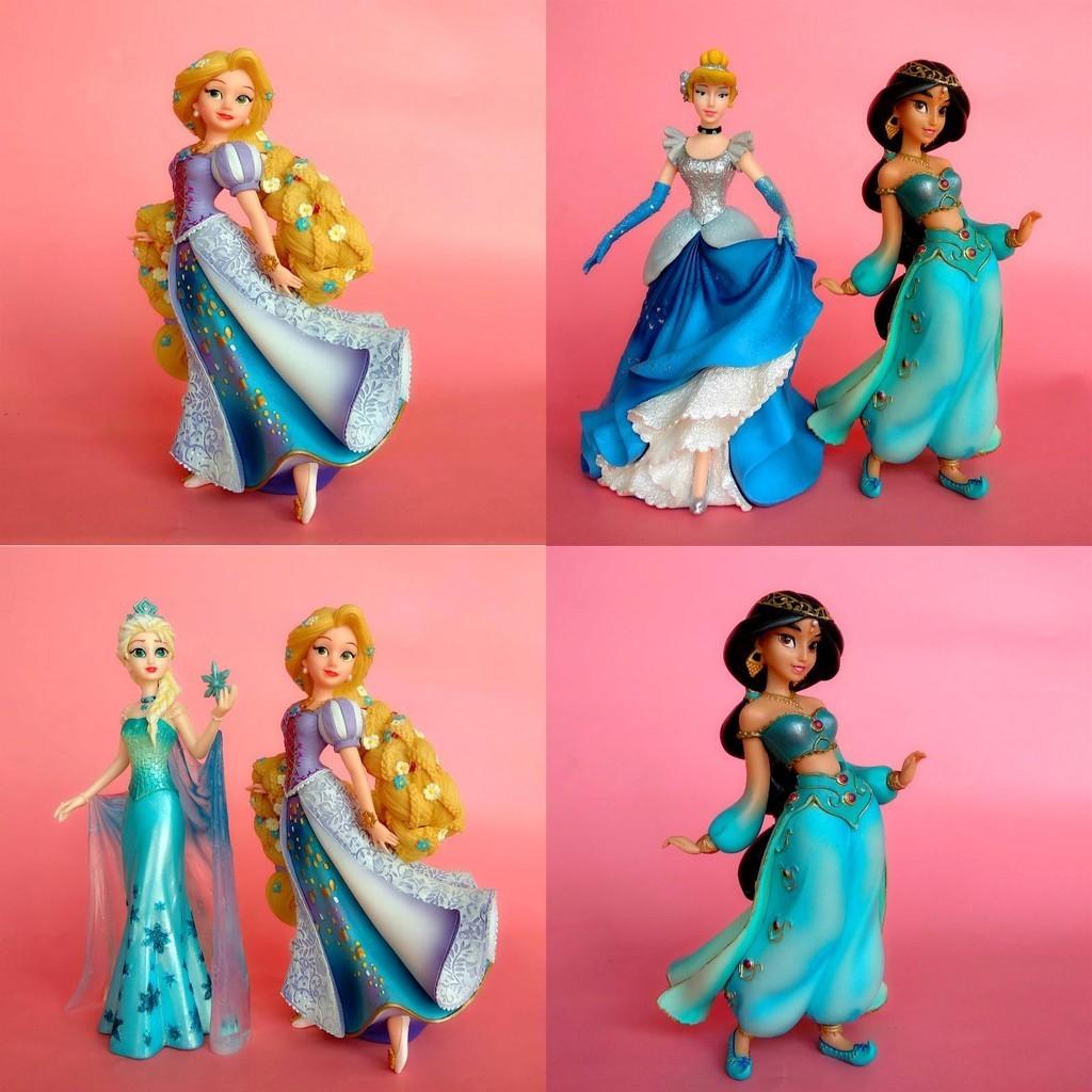 Wykwintna Pcv Księżniczka Frozen Elsa Anna Królewna Śnieżka Długie Włosy Lalka Księżniczki Dekoracja Domu