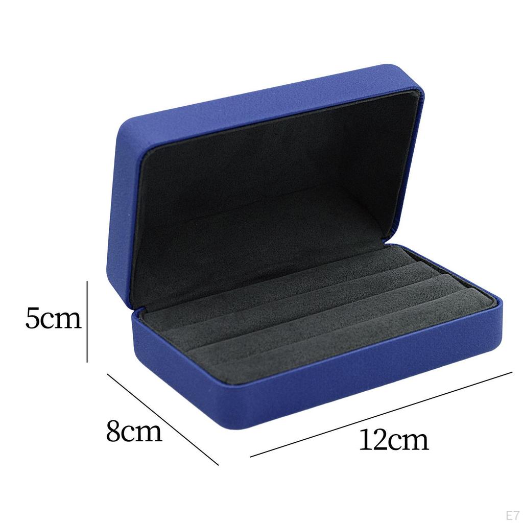Jewelry Box Ring Organizer Showcase Travel Stylish Portable Case Storage