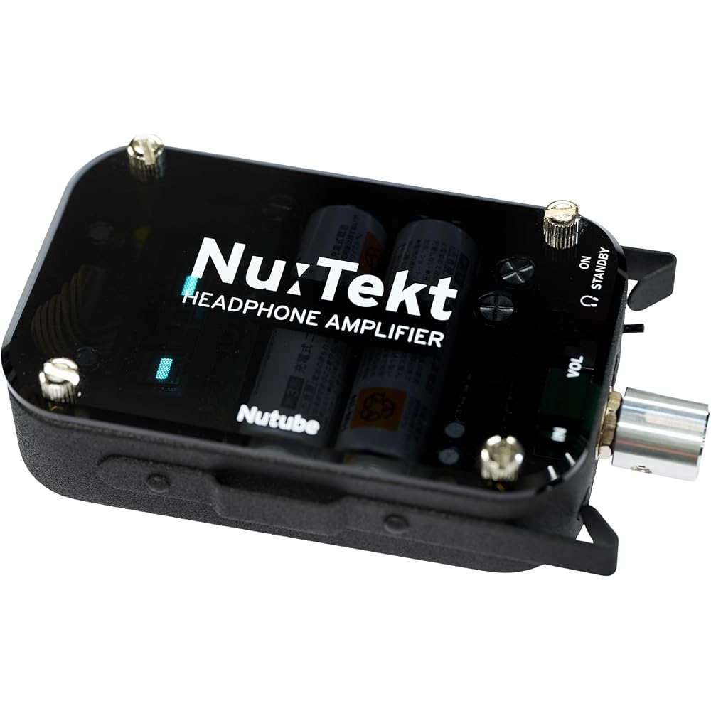 KORG Korg Nu: Tekt HA-S Headphone Amplifier Kit Headphone Amp with Nutube DAC Tube Amp Black
