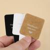 Self Adhesive Bracelet Necklace Packaging Kraft Paper Jewelry Hang Tags Card  Small Business