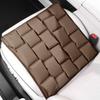Car Seat Cushion Breathable Nappa Leather with Cloud Honeycomb Pressure-Reducing Comfort Design for All-Season Fit Multiple Colors