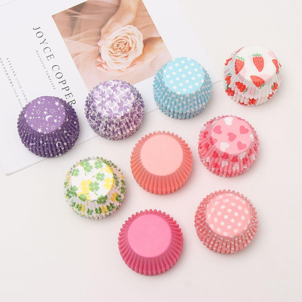 100PCS Kitchen Accessories Cupcake Cake Decorating Tools Muffin Boxes Wrapper Paper Cake Cup Baking Cups
