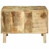 Coffee Table Brown 50 X 50 X 35 Cm Solid Mango Wood