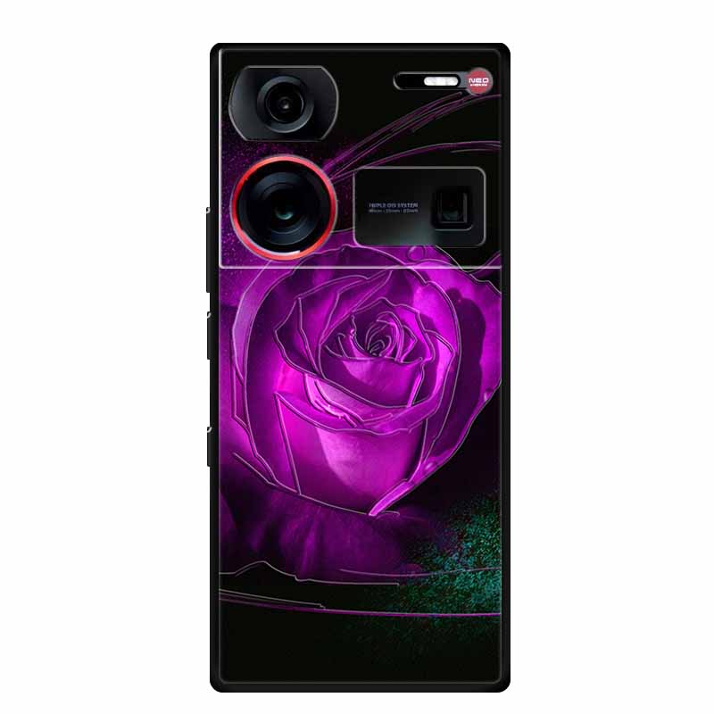 3D Emboss Case For ZTE Nubia Z60 Ultra Phone Case Flowers Soft Silicone Coque For Nubia Z60 Ultra Back Cover Cases Z 60 Z60Ultra
