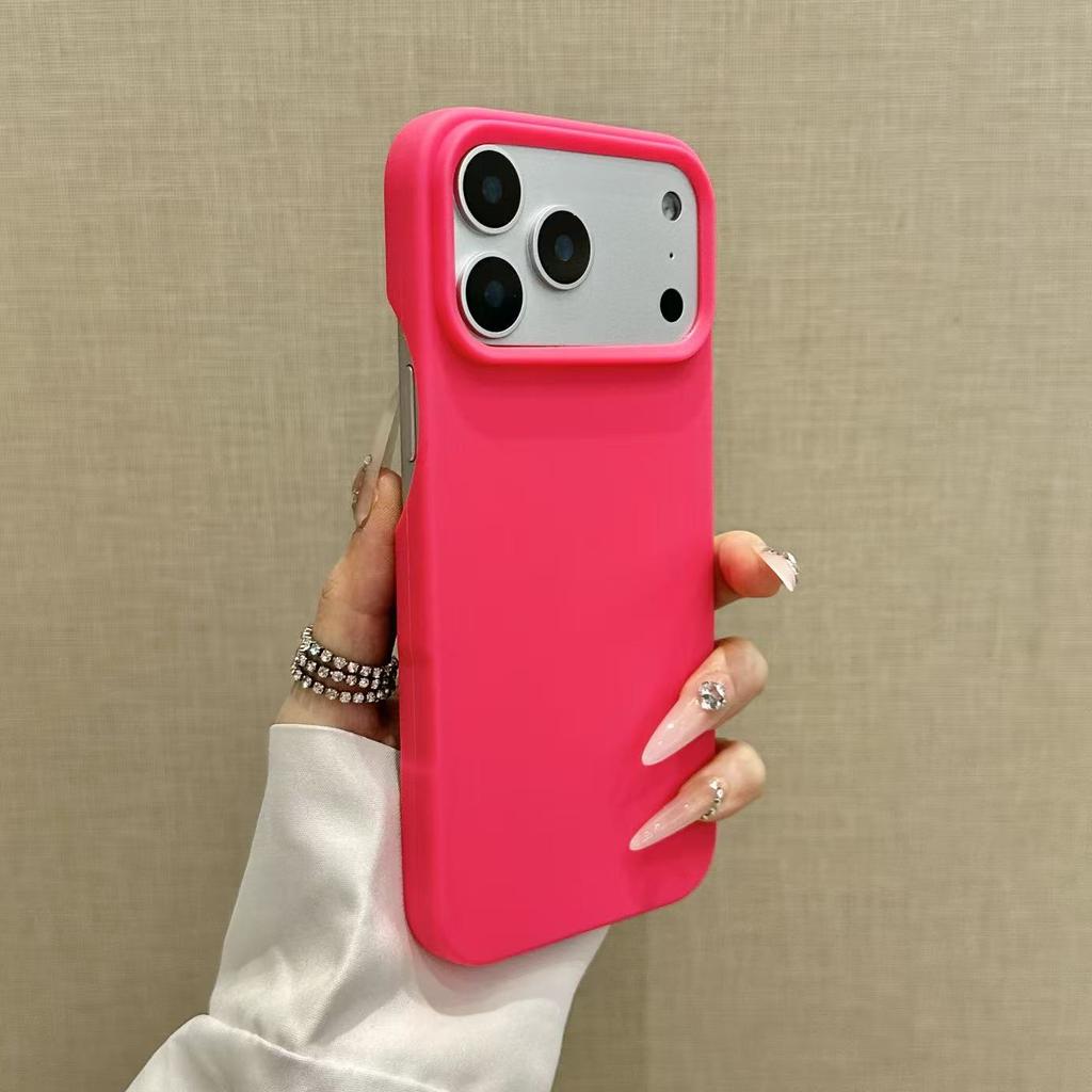 Orange Silikon Minimalistische Handyhülle für iPhone 17 Air 16 Pro Max 15 Plus 14 Pro 13 12 11 Xr X Xs 17Pro Max Mattierte Schutzhülle Stoßfeste Handyabdeckung