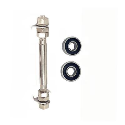 Oś Piasty Koła Przedniego/Tylnego do Roweru Szosowego z 2 Łożyskami Ośki do Roweru Górskiego Wymiana Ośki Rowerowe Zmiany Wału Dźwignia Wału