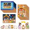 Nativity Nativity Stickers Recognition Training DIY Puzzle Games Sticker  Christmas Crafts Gifts