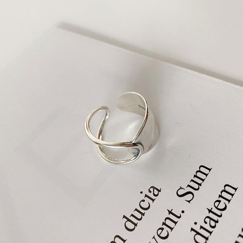 Fashion Irregular Concave Convex Gold  Color Ring Width Open Finger Ring For Women Men Jewelry