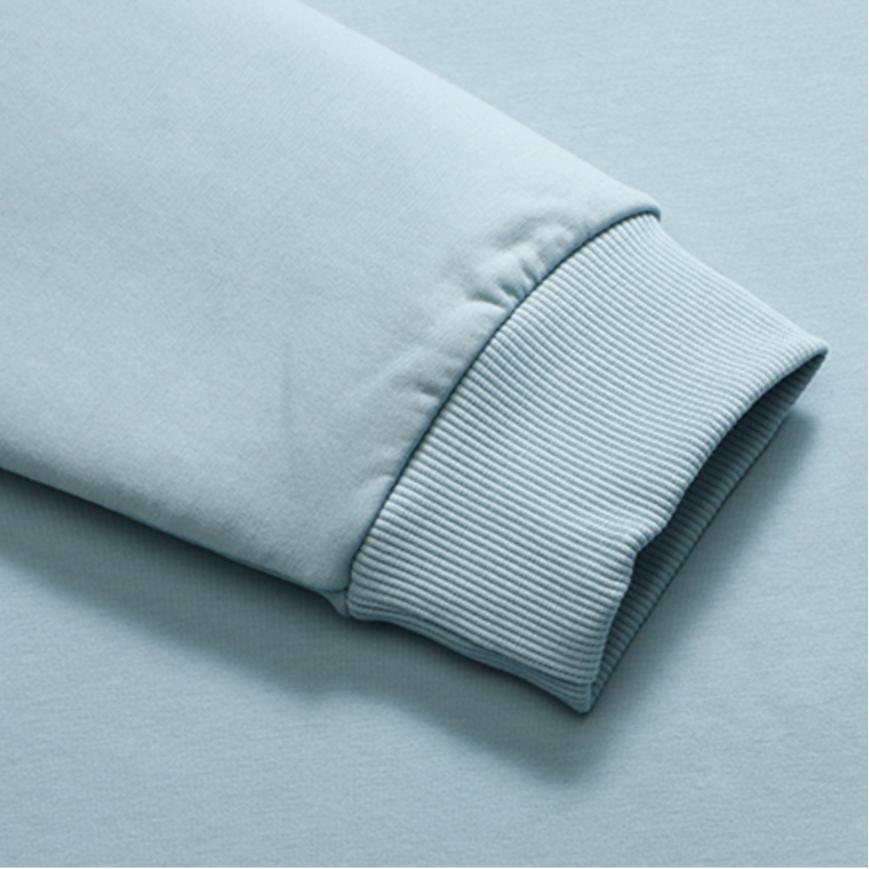 Fila Letter Print Knitted Sports Hoodie Men Hoodies Gray Blue F11M217201FLB