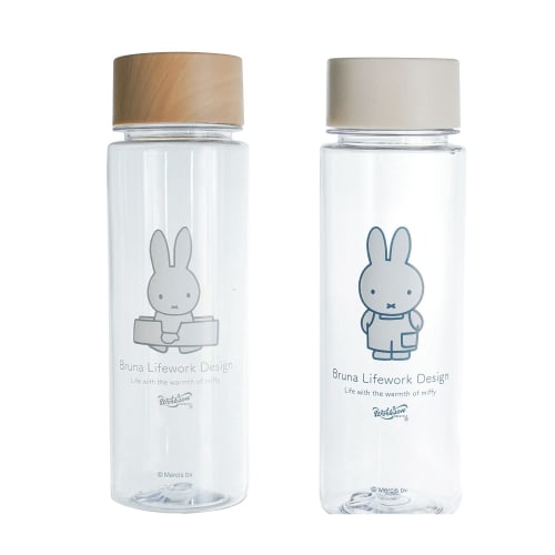 Bruna Lifework Design Miffy Clear Bottle (Brown Lid)