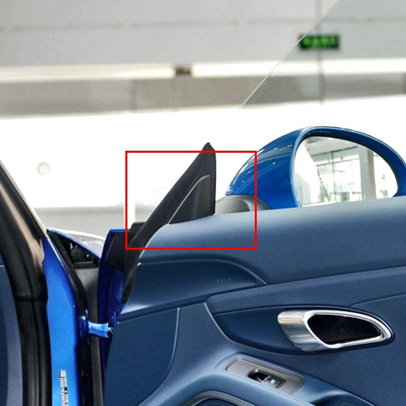 For Porsche 718/911 2012-2019 Inner A Pillar Triangle Decoration Frame Cover 100% Real Carbon Fiber Car Interior Accessories