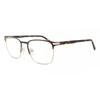 Full Rim Square Dark Brown Gold Smartbuy Collection Khel 917f Fashion Unisex Eyeglasses