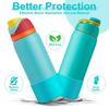 Silicone Water Bottle Protector Sleeve Bottle Bottom Cover Water Bottle Protector Sleeve Owala FreeSip 40oz