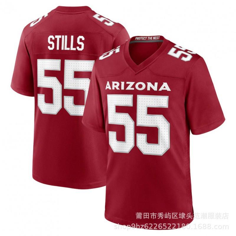NFL Arizona Cardinals 18 Embroidered Football Jersey Mens Team Sports Uniform