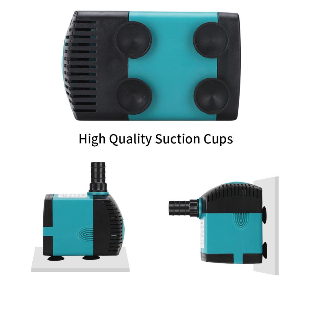 Aquarium Ultra Quiet Submersible Fountain Water Pump Fish Pond Side Suction Pump Filter Fish Wear Resistant Gadget