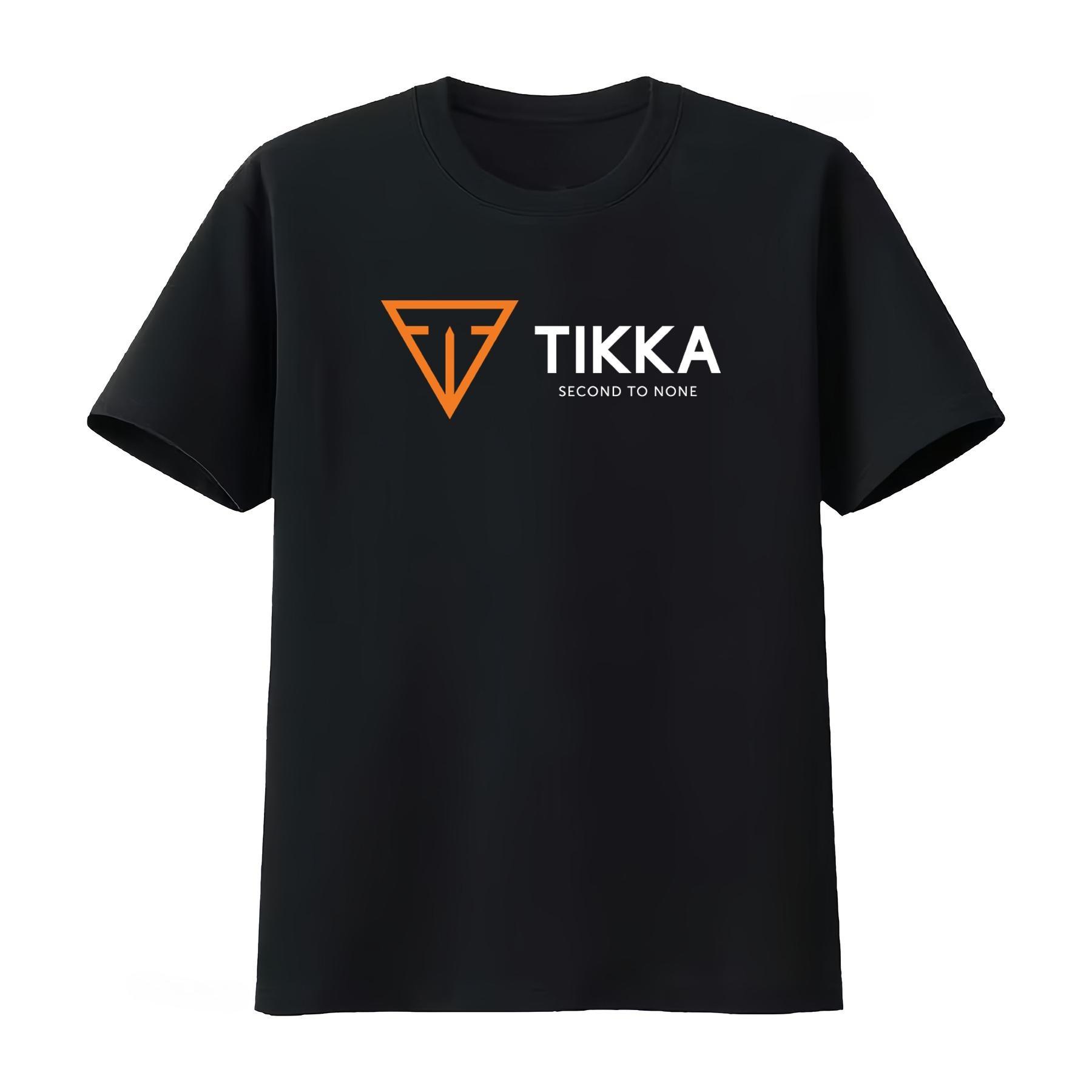 Tikka Second To None Sako Finland Sniper Rifle Firearms T Shirt Print Breathable Unisexs Clothing Womens 2026 Summer New T Shirt S