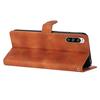 Flower Imprint Leather Case for Sony Xperia 5,Wallet Stand Mobile Phone Protective Cover