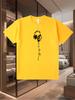 Pure Cotton 2025 New Men's T - Shirts  Fashionable and Relaxed Summer Tops