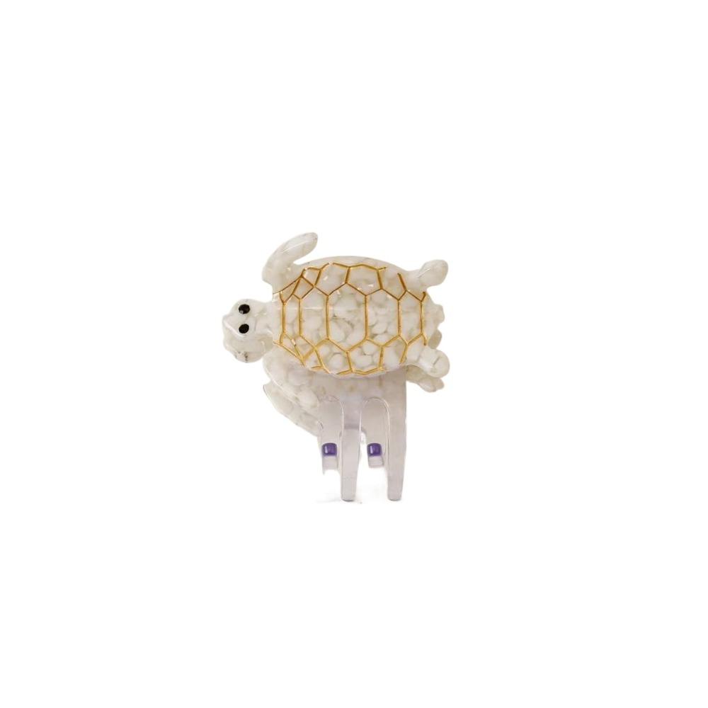 Ocean Series Acetate Turtle Hair Claw Sea Creature Big Shark Clip Fashion Animal Hair Clip  Girl