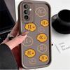 Beige Cat Fish Pattern Case for Samsung Galaxy S25 Ultra Plus S24 S23 S22 S21 S20 FE A73 A72 A71 A56 A55 A54 5G A52 A51 4G Cover