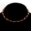 Retro Dámský přírodní jantarový korálkový náhrdelník Ručně vyráběný dárek ke Dni matek