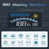 HD G10 Digital Head Up Display Big Font Car HUD GPS Speedometer with Over Speed Alarm Compass Electronic Screen Fit For All Cars