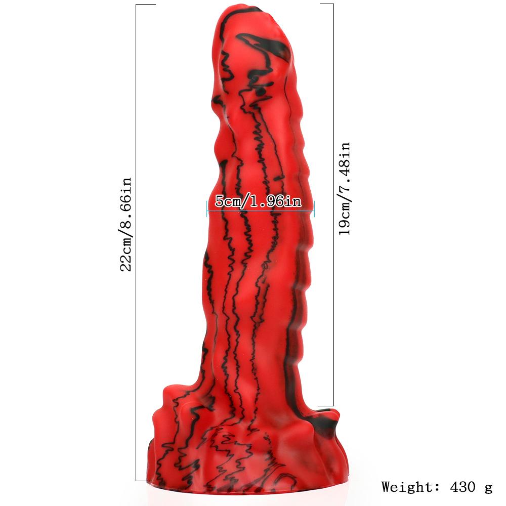 MoDi  Silicone  Design Dildos With Sucker Penis Sex Toys For Women Clit Stimulate Long Anal Plug