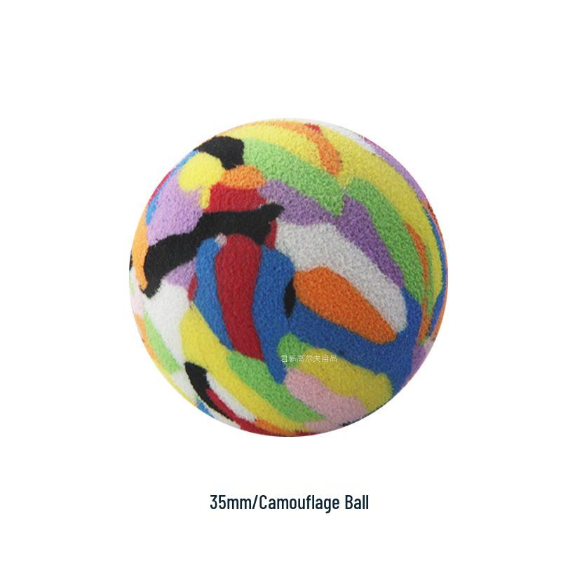

35mm Colorful Striped EVA Foam Cat Play Ball for Indoor Entertainment and Practice