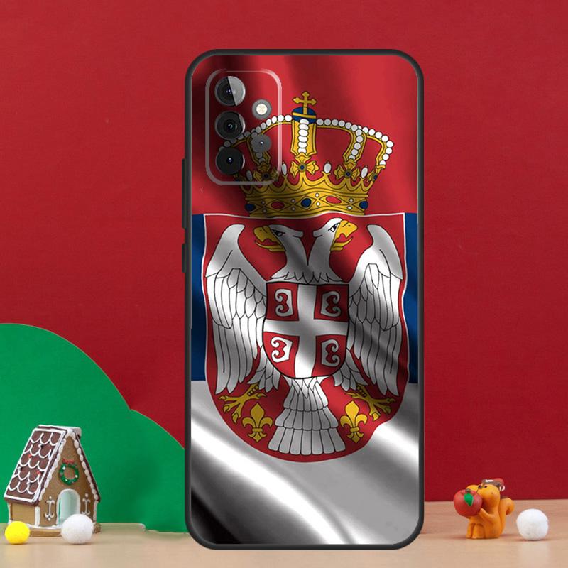 Flag of Serbia Serbian Case For Samsung Galaxy A56 A33 A13 A36 A23 A52 A32 A12 A54 A34 A14 A16 A53 A15 A35 A55 A17